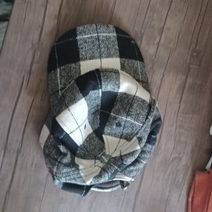 Black & White plaid Hat